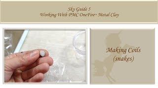 6 Making Coils - Sky Guide 5 - PMC OneFire™ Sterling 960 Metal Clay Tutorial