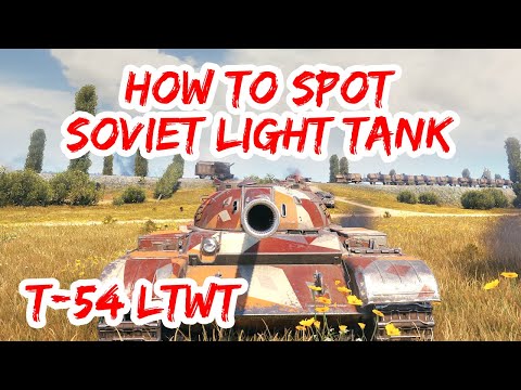 World Of Tanks ♾️ T-54 ltwt |  How To Spot With Soviet
