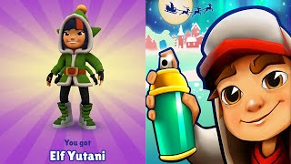 Subway Surfers Xmas City - All 5 Stages Completed Elf Yutani Unlocked - All Characters Unlocked