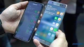 Samsung Galaxy Note 7 vs Galaxy S7 edge: Show floor comparison