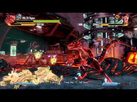 Killer Instinct Offline Casuals: FT5 RM CB Riptor (Riptor) vs Hitbox Tyrant (Spinal) 2/6