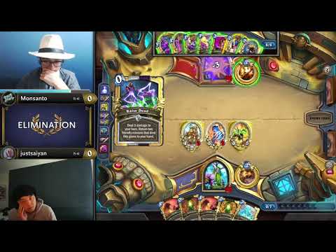Monsanto vs justsaiyan - Group B Elimination - Hearthstone Grandmasters AM 2020 Season 2 - Week 3