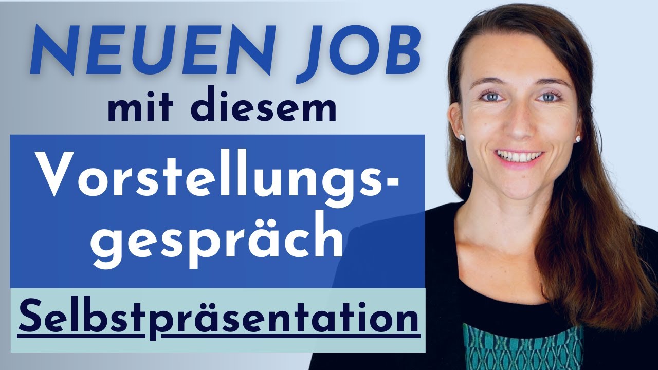 Deutsch lernen: Willst du einen NEUEN JOB? Perfekte Selbstpräsentation im Vorstellungsgespräch