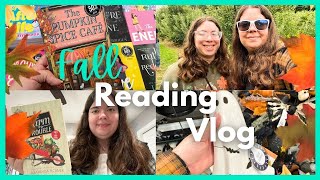 🍁 Cozy Fall Reading Vlog 🕯️Decor/Book Shopping, Apple Picking, Library Haul, 5 Star Cozy Mystery 📚