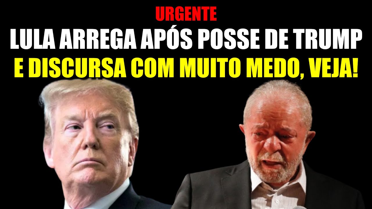 VEJA! LULU VENCE O MEDO E DISCURSA APÓS POSSE DO HOMEM MAIS PODEROSO DO MUNDO