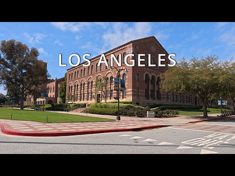 Driving Westwood, UCLA, Westwood Village, Los Angeles, CA