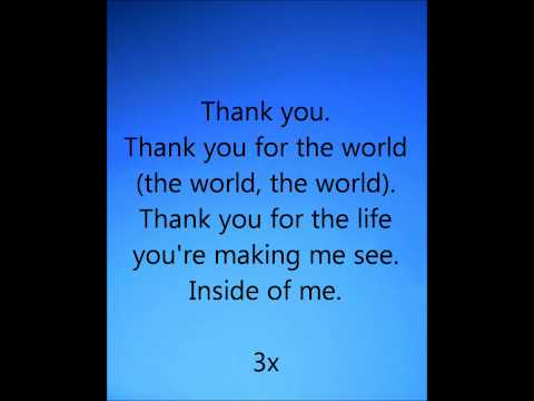 Dikta Thank You lyrics