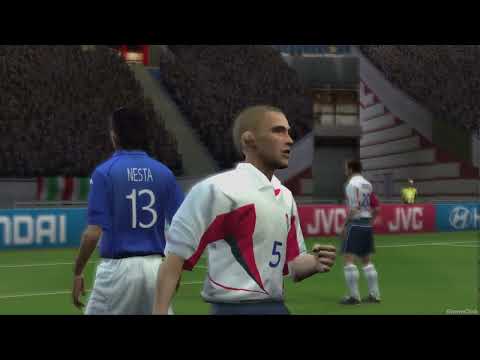 FIFA 2003 PS2 - Italia VS USA - Gameplay - Italian Commentary