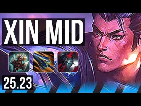 XIN ZHAO vs ZAAHEN (MID) | 57k DMG, 8 solo kills, Legendary | EUW Diamond | 25.23