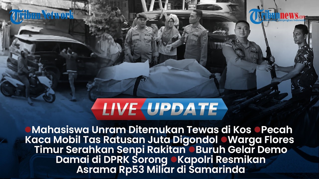 LIVE UPDATE SIANG: Anggota Polsek Tongauna Tewas Tabrak Truk Parkir, Mahasiswa Unram Tewas di Kos