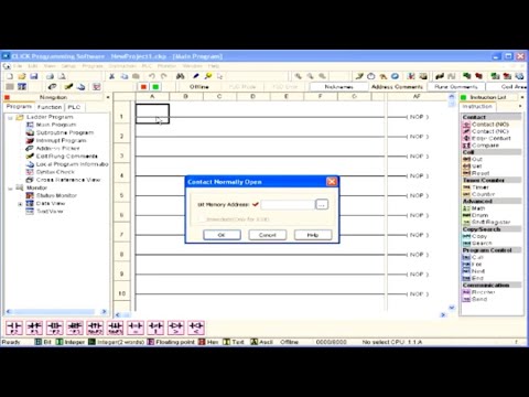 CLICK PLC - How to Create a Project (Part 3) from AutomationDirect