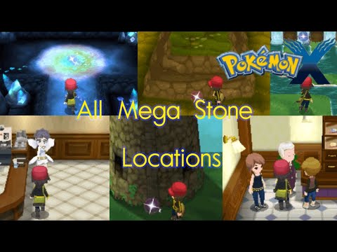 Pokemon X And Y - All Mega Stones Locations