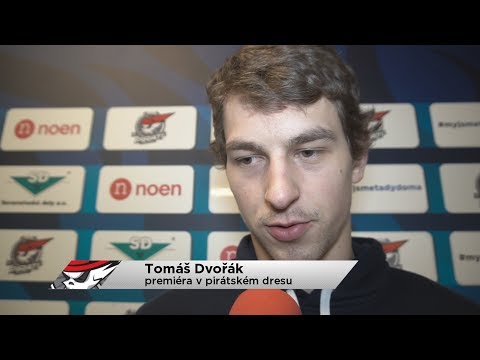 34. kolo TELH: Tomáš Dvořák po preméře v pirátském dresu