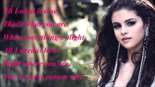 Selena Gomez - Music Feels Better (with Lyrics)