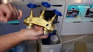 Installation der AQMOS R2D2-48 Enthärtungsanlage - Der günstigste Wasserenthärter im Test!