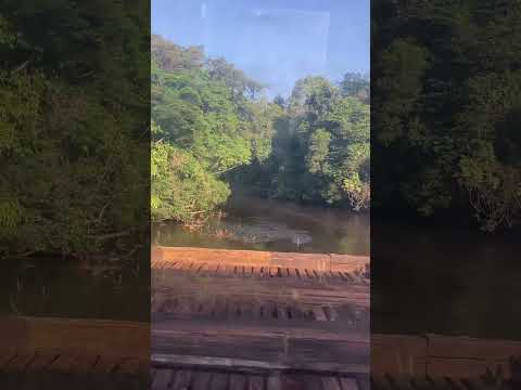 Atravessando a ponte sobre o Rio Vila Nova - Mazagão - AP - Setembro 2026