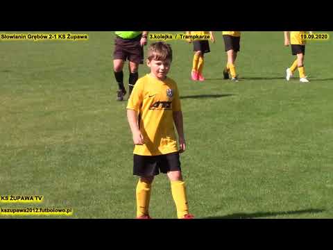 Skrót meczu: Słowianin Grębów - KS Żupawa (19.09.2020) Trampkarze / 3.kolejka