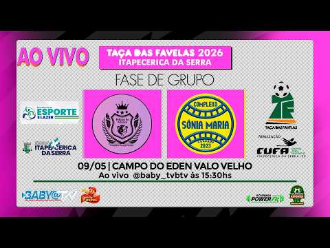 TAÇA DAS FAVELAS ITAPECERICA DA SERRA  FEMININO  | FASE DE GRUPOS | FELINAS 🆚 SÔNIA MARIA