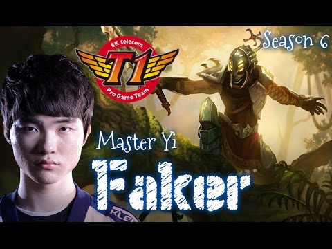 SKT T1 Faker MASTER YI Mid vs Varus - Patch 6.3 KR | League of Legends