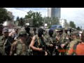 Батальон "Восток" выдвигается на передовую / The battalion "Vostok" pushed to ...