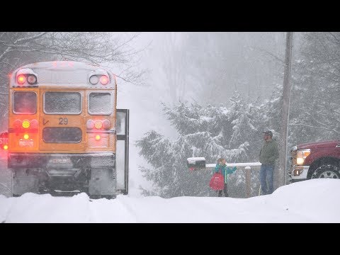 First big wave of lake-effect snow hits Erie region