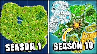 Evolution Of The Entire Fortnite Island! (Season 1-10) Evolution Of The Entire Fortnite Island! (Season 1-10)