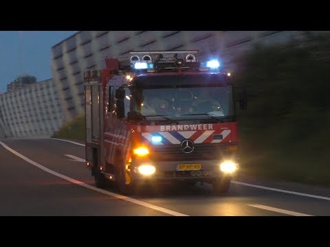 PRIO 1 Brandweer Amstelveen met Spoed naar het Westelijk Havengebied in Amsterdam - ASV2 en BBC