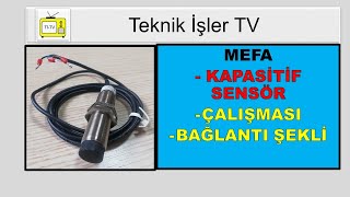 KAPASİTİF SENSÖR (BAĞLANTISI - ÇALIŞMASI) #elektrik #otomasyon #elektronik #elec