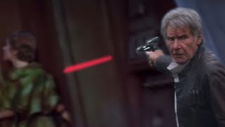 Han shoots Princess Leia