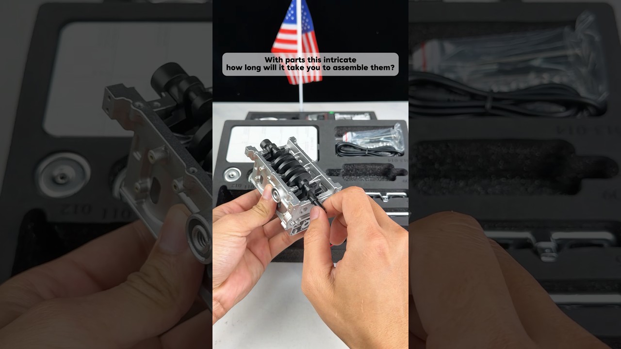 Unboxing the Vortrixe DM115 four-cylinder diesel engine model kit