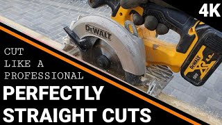 How do i get a straight cut with a Circular Saw | DeWALT DCS391