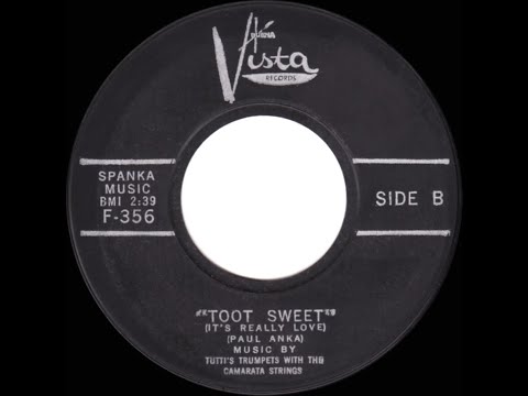 Before it was Johnny Carson's theme: Toot Sweet (It's Really Love) - Tutti Camarata (1960)