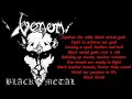 Venom Black Metal Lyrics Videos | Venom black metal lyrics videos 2022