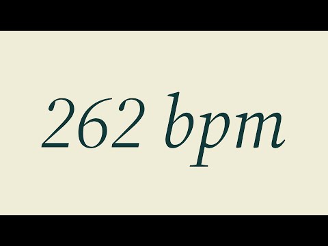 Metronome - 262 bpm