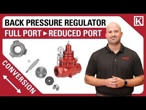 Full Port to Reduced Port Inner Valve Size Conversion for Kimray Back Pressure Regulators