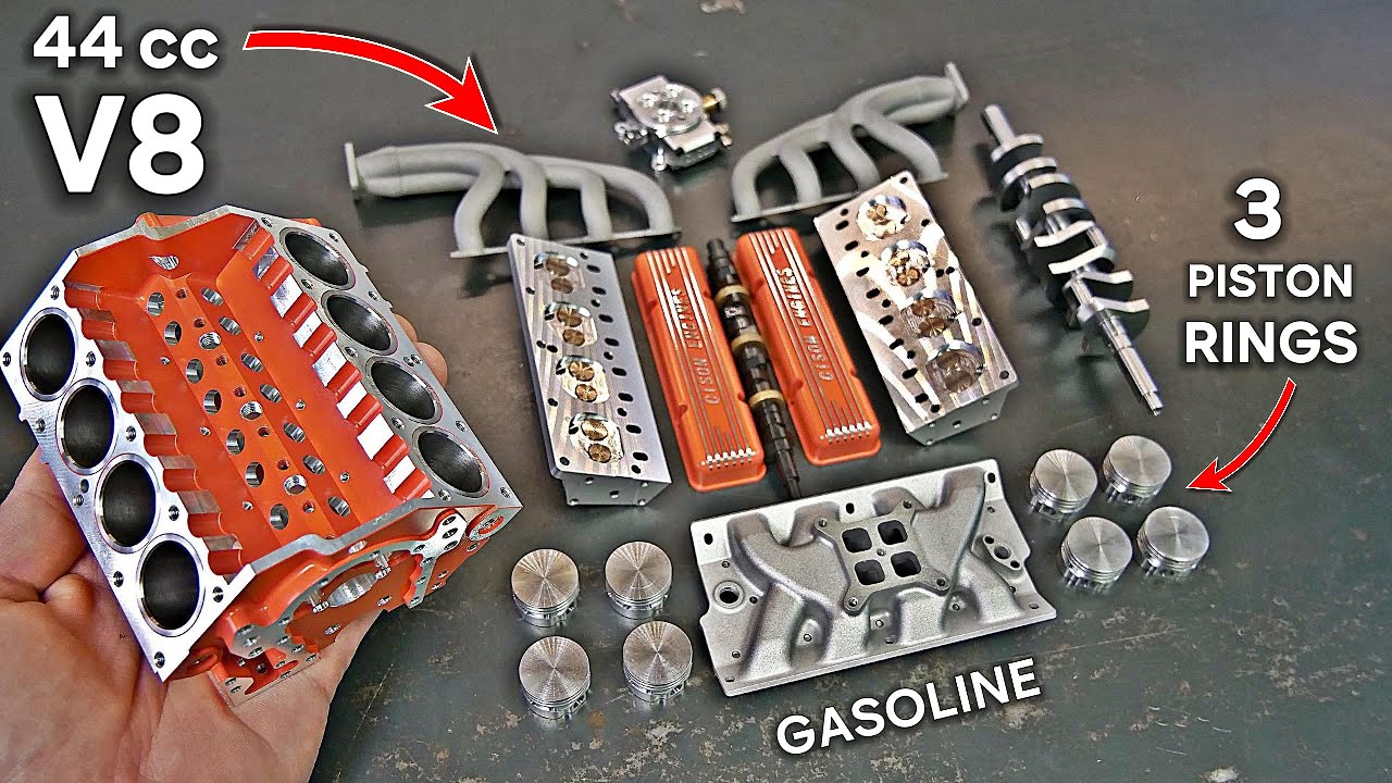 Extremely Realistic Micro OHV V8 Sounds Amazing!