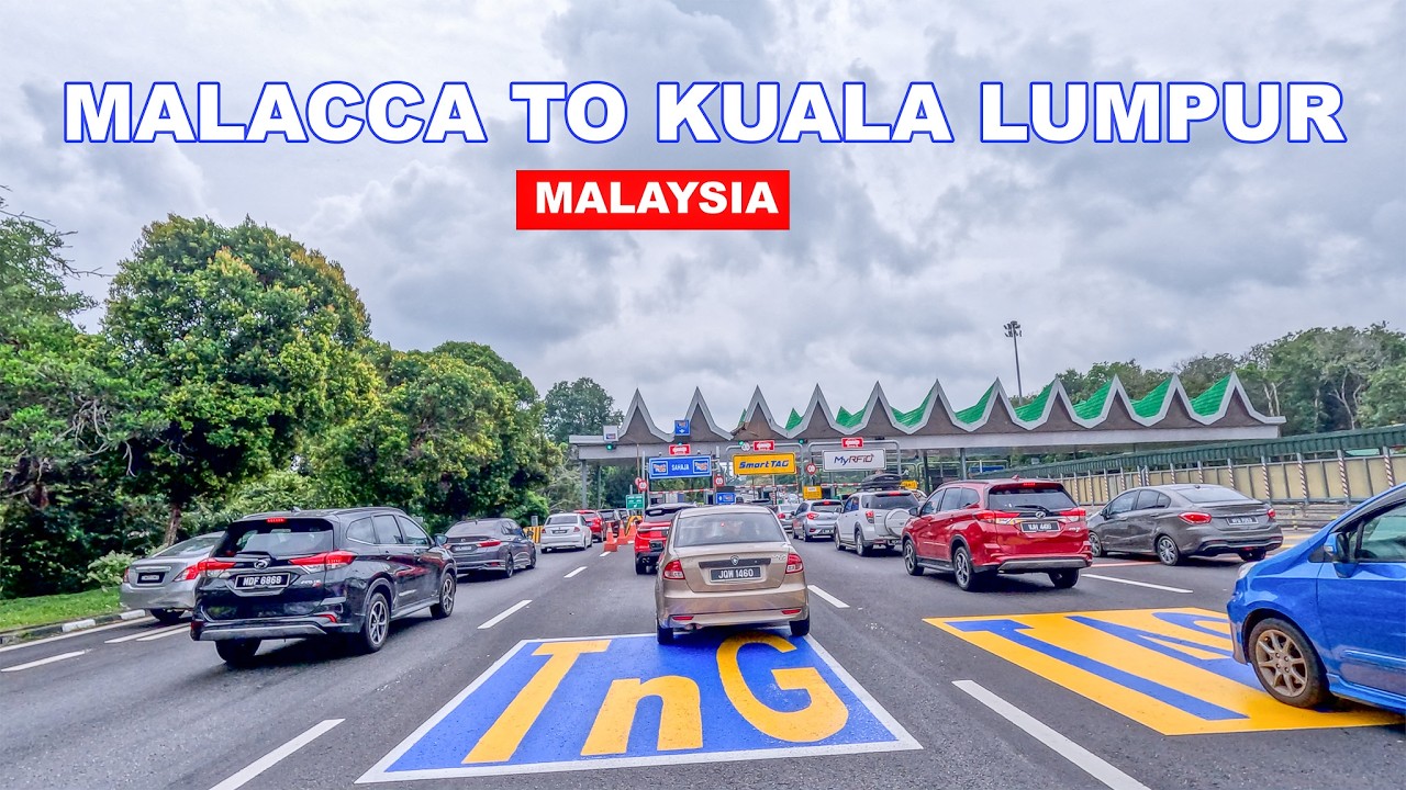 🇲🇾 Driving In Malaysia Highway | Malacca To Kuala Lumpur Road Trip🚘🏞️❤️