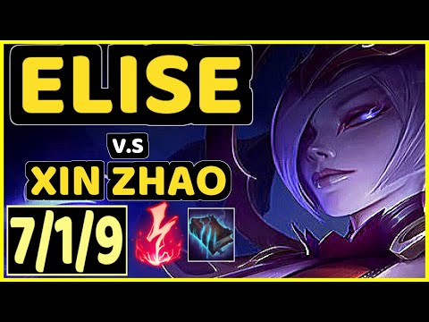 CINKROF (ELISE) vs XIN ZHAO - 7/1/9 KDA JUNGLE GAMEPLAY - EUW Ranked MASTER
