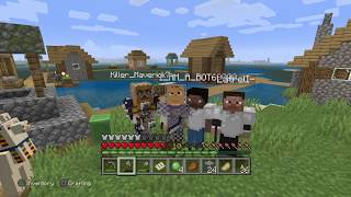 gaming with the boyz: Minecraft survival mode, we getting good at this