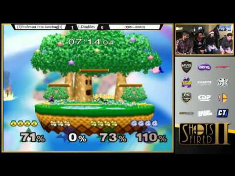 Shots Fired 2 - Professor Pro & Junebug vs P!G & iBDW - Top 8 - Melee