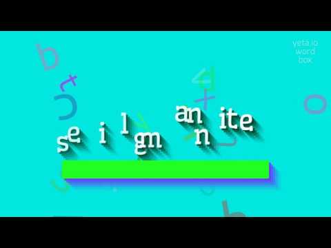 HOW TO SAY SELIGMANNITE? #seligmannite