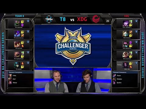 Team 8 vs XDG | Game 1 Quarter Finals S4 NACS #2 Summer 2014 Playoffs | T8 vs XDG G1