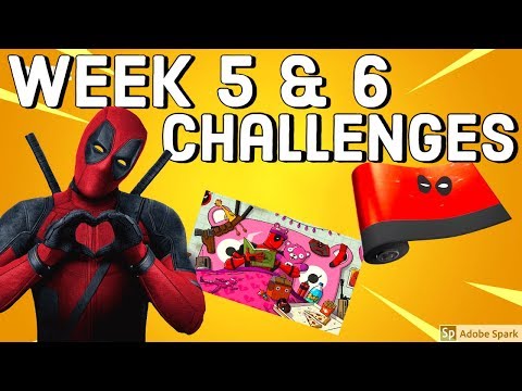 Deadpool Week 5 & 6 Challenges and Rewards in Fortnite! - Deadpool Challenges Chapter 2