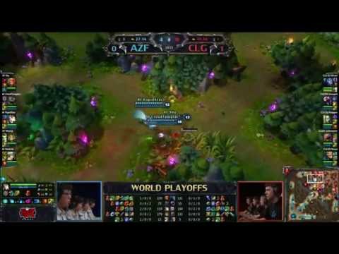 Azubu Frost vs. CLG EU - Game 2 - Semi Final - League of Legends World Championship 2012