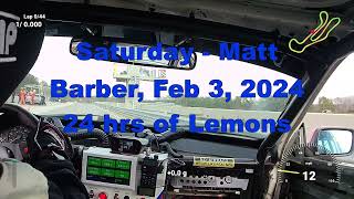 Barber Lemons Race - Saturday Matt - 2024