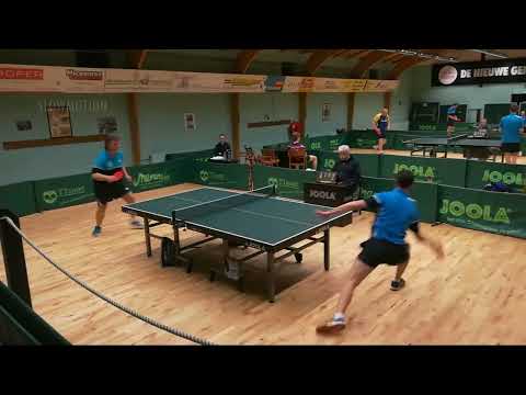 Paul Kruijt vs Marco van Elferen (noppenspeler), slowmotion