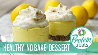 Lemon Dessert No Bake Weight Loss Recipe (Sugar-Free &amp; Gluten-Free) Protein Treats by Nutracelle