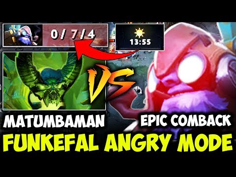When Matumbaman Meets Best Tinker - Funkefal Rage Mode And Epic Comeback OMG Dota 2