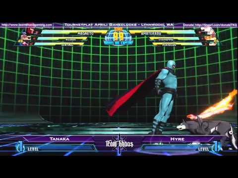 Tourneyplay April Marvel vs Capcom 3 Singles Top 8 - Tanaka vs Hyre - Winners Finals