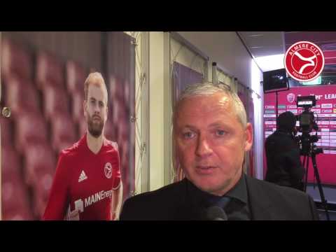 Jack de Gier na afloop van Almere City FC - FC Oss (3-3)